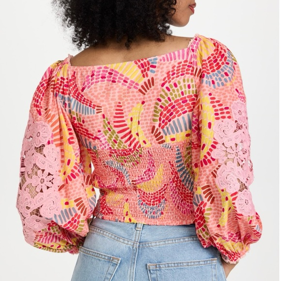 FARM Rio Dotted Bananas Blouse - Picture 3 of 10